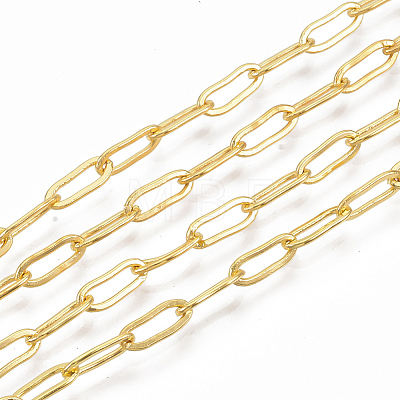 Brass Paperclip Chains CHC-S008-001B-G-2-NR-1