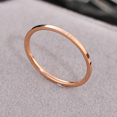 Titanium Steel Plain Band Rings FS-WG0150B-05-1