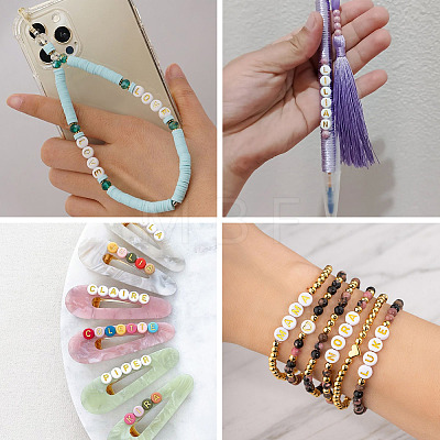 500Pcs Plating Acrylic Beads PACR-TADJ0001-01R-1
