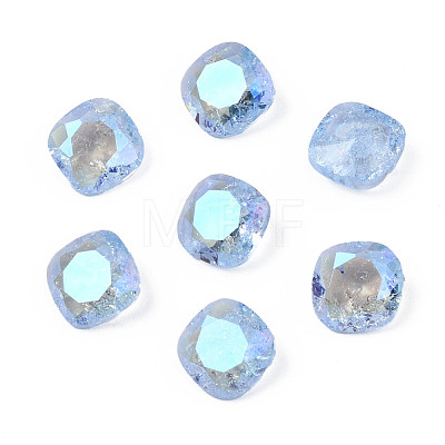 Glass Rhinestone Cabochons MRMJ-N029-02B-01-1