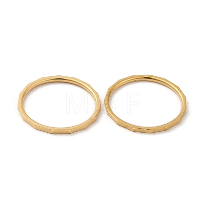 Ion Plating(IP) 304 Stainless Steel Finger Rings RJEW-I101-02A-G-1