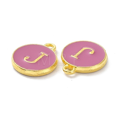 Golden Plated Alloy Enamel Charms ENAM-XCP0001-13J-1