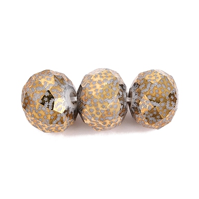 Electroplate Glass Beads EGLA-N026-01A-F02-1