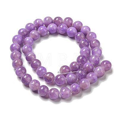 Dyed Natural White Jade Beads Strands G-F764-02B-1