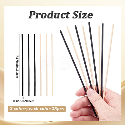 10 Sets 2 Colors Polyester Diffuser Replacement Sticks AJEW-SP0004-89-1