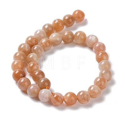 Natural Sunstone Beads Strands G-N327-01C-03-1