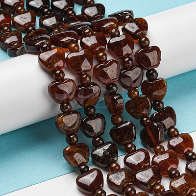 Natural Garnet Beads Strands G-C062-A09-01-1