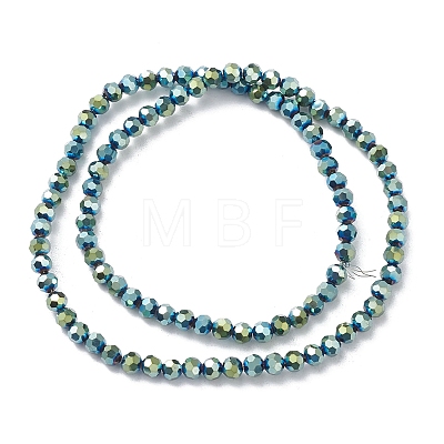 Electroplate Glass Beads Strands EGLA-K015-10C-1