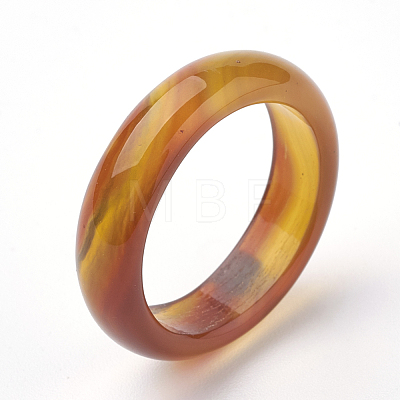 Natural Agate Rings G-S279-42E-1
