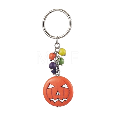 Halloween Synthetic Turquoise Keychains KEYC-JKC00764-1