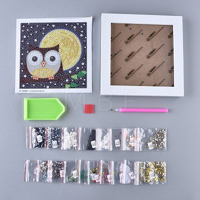 DIY Diamond Painting Stickers Kits For Kids DIY-K020-09-1