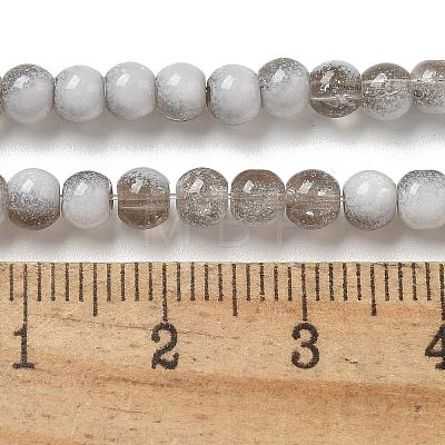 Crackle Glass Beads Strands GLAA-U001-4mm-06-1