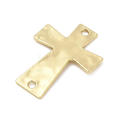 Alloy Textured Religion Cross Links Connector Charms FIND-Z127-01G-03-1