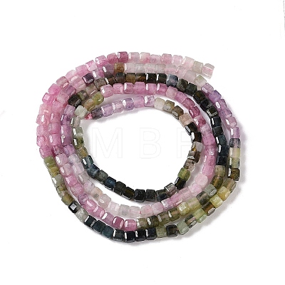 Gradient Color Natural Tourmaline Beads Strands G-K373-A01-01-1