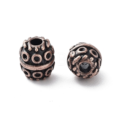 Tibetan Style Alloy Beads FIND-Q094-35R-1