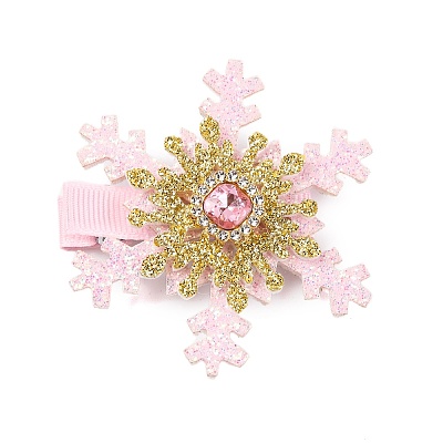 Christmas Party Hair Accessories AJEW-S088-08A-1