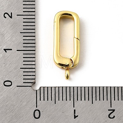Brass Spring Gate Rings X-KK-I364-04G-03-1