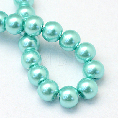 Baking Painted Glass Pearl Bead Strands HY-Q003-3mm-65-1