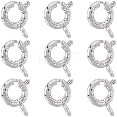 20Pcs Brass Spring Ring Clasps KK-BBC0027-68C-P-1