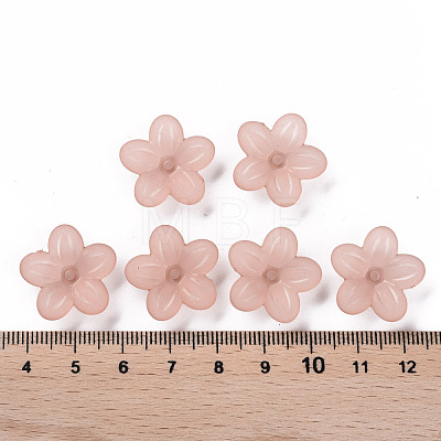 Frosted Acrylic Bead Caps MACR-S371-08A-763-1