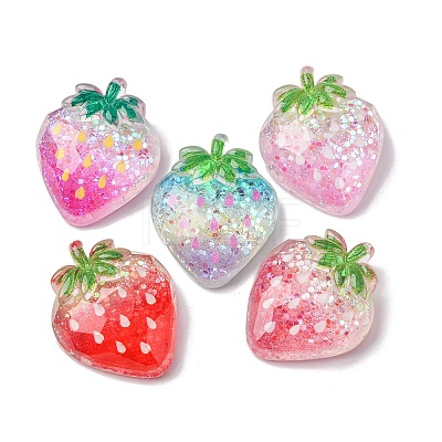 Luminous Transparent Resin Cabochons CRES-V001-02-1