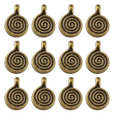 Tibetan Style Alloy Charms X-MLF0339Y-NF-1