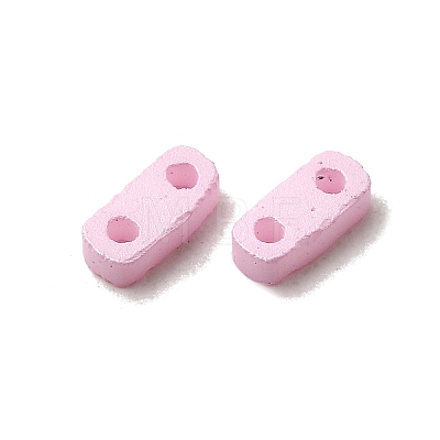 2-Hole Baking Paint Glass Seed Beads SEED-S023-17A-08-1
