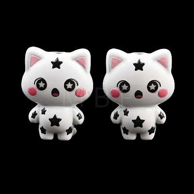 Baking Paint Zinc Alloy Beads AL-CBA032C-07-1
