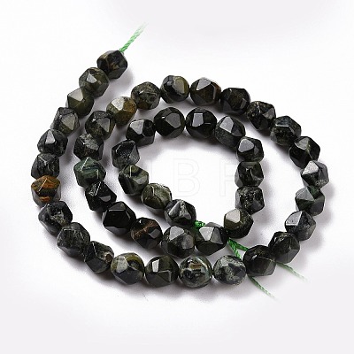 Natural Kambaba Jasper Beads Strands G-G990-B01-1