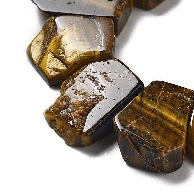 Natural Tiger Eye Beads Strands G-P528-K11-01-1