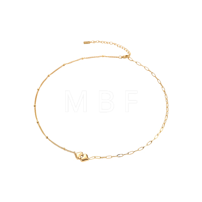 304 Stainless Steel Satellite Chain & Cable Chain Necklaces for Women STAS-OY018-25-1