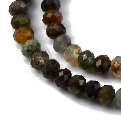 Natural Fuchsite Beads Strands G-G139-B14-01-1