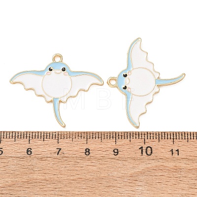 Alloy Enamel Pendants AL-CBA5FAE-03G-A-1