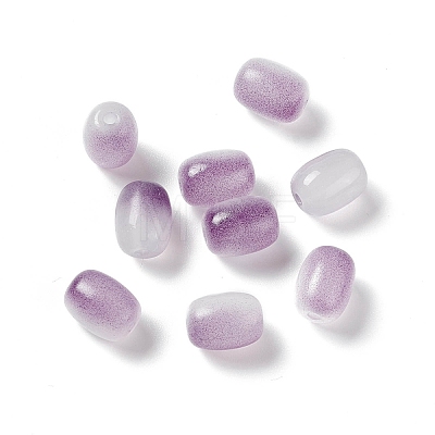 Opaque Glass Beads GLAA-F117-06F-1