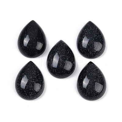 Synthetic Blue Goldstone Cabochons G-H094-01A-10-1