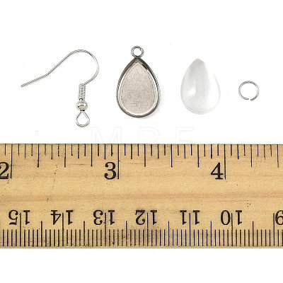 DIY Teardrop Dangle Earring Making Kits DIY-FS0009-19-1