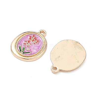 Alloy Enamel Pendants FIND-H058-01A-KCG-1