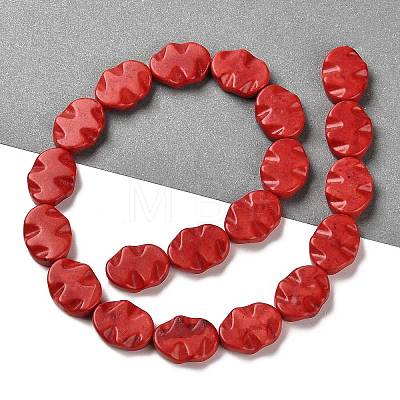 Synthetic Howlite Beads Strands TURQ-F018-09-1