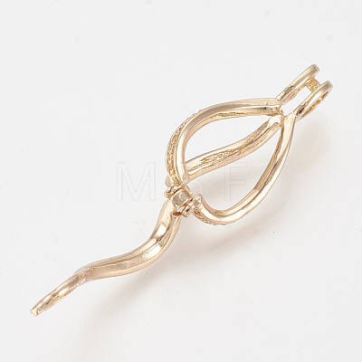 Brass Locket Pendants KK-Q748-039KC-1