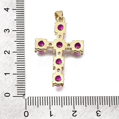 Brass Pave Cubic Zirconia Pendants CU-CBAE7DF-11G-B06-1