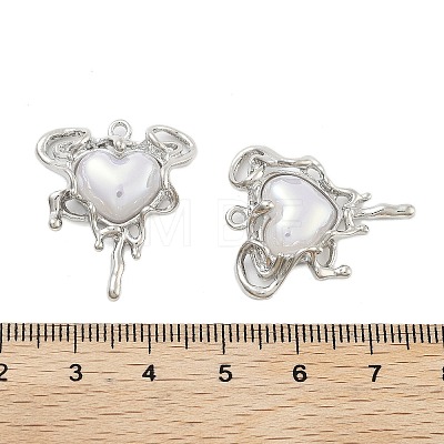 Rack Plating Alloy Resin Pendants FIND-Z054-05P-1