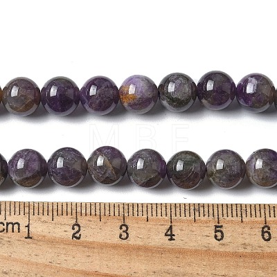 Natural Amethyst Beads Strands G-G779-8MM-05A-1