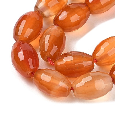 Natural Red Agate Beads Strands G-NH0030-01A-1