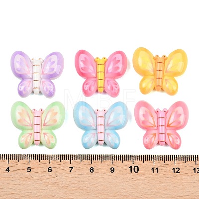 Opaque Resin Cabochons RESI-C068-01-1
