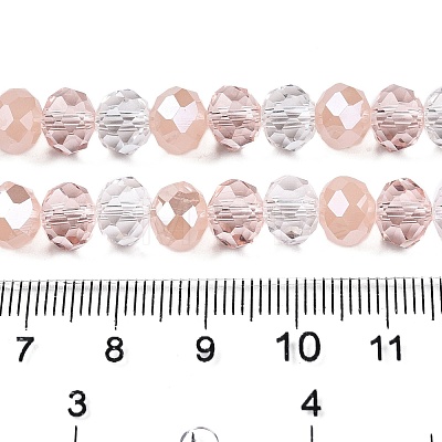 Transparent Glass Beads Strands GLAA-T023-08A-1