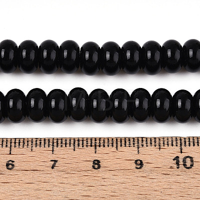 Opaque Spray Painted Glass Beads X-GLAA-ZX008-8mm-18F-1