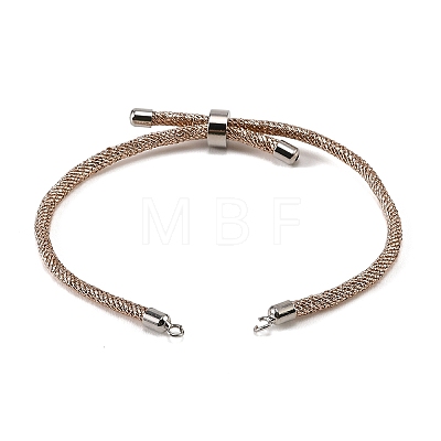 Adjustable Round Polyester Braided Cord Bracelet Making FIND-G117-01P-02-1