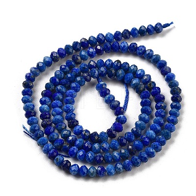 Natural Lapis Lazuli Dyed Beads Strands G-G140-B03-04-1