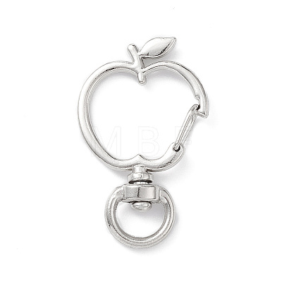 Apple Alloy Swivel Clasps X-FIND-L012-02P-1