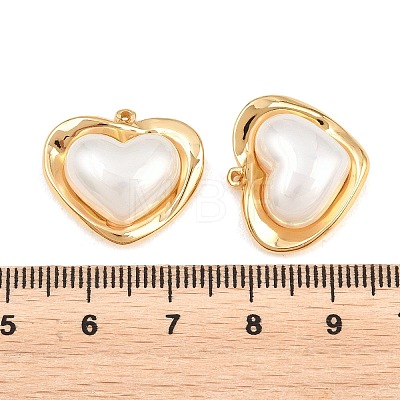 304 Stainless Steel & Resin Pendants STAS-G394-11G-1